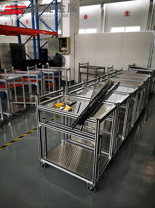 Customized aluminium alloy trolley
